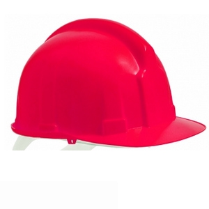 Casco rojo de protección JAR CE EN 397