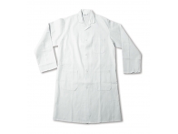 Bata unisex blanca tergal